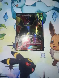 Umbreon EX Pokemon Card 119/124 Holo Rare Fates Collide TCG off center miscut - Image 2