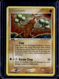 2005 Pokemon EX Unseen Forces Sudowoodo Reverse Holo #15/115 - Image 1