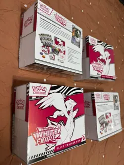Pokemon TCG Scarlet & Violet White Flare Elite Trainer Box Factory Sealed ETB - Image 1