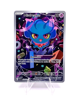 Pokemon Misdreavus 233/217 Mega Evolution Ascended Heroes Full Art Holo New Rare - Image 1