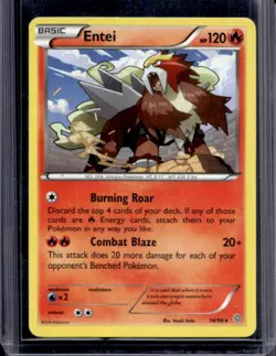 2015 Pokemon XY Ancient Origins Entei #14/98 - Image 1