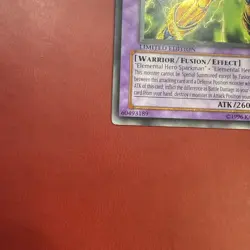 Yu-Gi-Oh! "Elemental HERO Plasma Vice" CT04-EN006 | Secret Rare | Limited | NM - Image 4