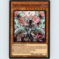 Yugioh Chaos Dragon Levianeer MAGO-EN017 1st Edition Premium Gold Rare - NM 💎 - Image 1
