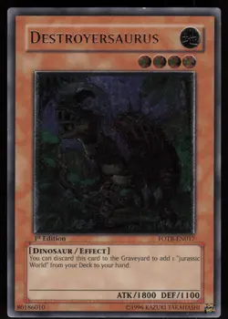 Destroyersaurus (UTR) FOTB-EN017 Ultimate Rare 1st Edition EURO Yu-Gi-Oh - Image 1