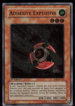 Adhesive Explosive (UTR) SOI-EN011 Ultimate Rare 1st Edition EURO Yu-Gi-Oh - Image 1