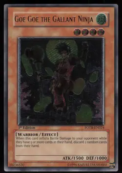 Goe Goe the Gallant Ninja FOTB-EN024 Ultimate Rare 1st Edition EURO Yu-Gi-Oh - Image 1