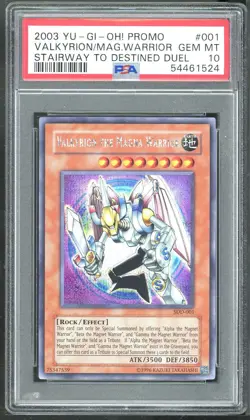 Valkyrion The Magna Warrior SDD-001 Secret Rare Promo Yugioh PSA 10 *524 - Image 1