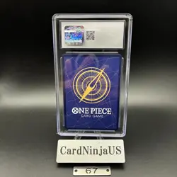CGC GEM MINT 10 Sanji OP01-013 Promo 25th Anniversary Edition ONE PIECE Card 67 - Image 2