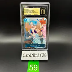 CGC 10 PRISTINE Nefeltari Vivi SR EB02-026 Promotion Pack Ex Vol. 3 ONE PIECE 59 - Image 1