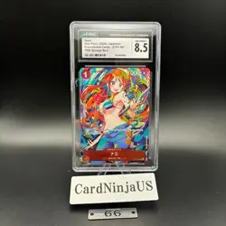 CGC 8.5 NM/Mint+ Nami C ST01-007 PROMO THE BEST Storage Box Set One Piece Card - Image 1