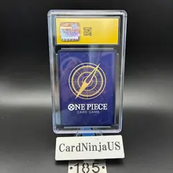 CGC 10 PRISTINE Tashigi ONE PIECE Japanese OP12-031 Championship L Promo 185 - Image 2