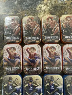 One Piece 12x Mini Tin Pack Set VOL. 2 English Case Quantity New Factory Sealed - Image 2
