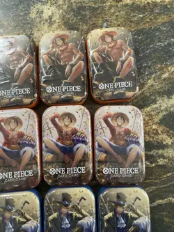 One Piece 12x Mini Tin Pack Set VOL. 2 English Case Quantity New Factory Sealed - Image 3