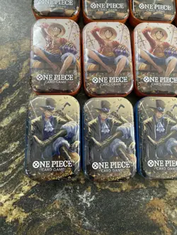 One Piece 12x Mini Tin Pack Set VOL. 2 English Case Quantity New Factory Sealed - Image 4