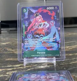 One Piece Perona - OP14-033 (Alternate Art) - The Azure Sea’s Seven English X2 - Image 2