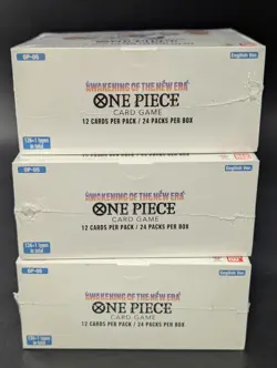 Lot (3) One Piece OP-05 Awakening of the New Era Booster Boxes Sealed English - Image 5