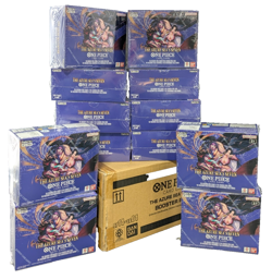 Lot (12) One Piece OP14-EB04 The Azure Sea's Seven English Booster Boxes Sealed - Image 1