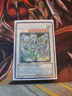 YUGIOH TCG STARDUST DRAGON CT05-EN001 SECRET LIMITED EDITION NM - Image 1