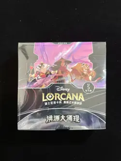2025 Disney Lorcana Rise Of The Floodborn TCG Sealed Box 24 Packs #2 YV34 - Image 1