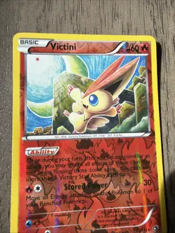 Pokemon TCG 2013 Legendary Treasures Card - Reverse Holo 23/113 Victini LP - Image 3