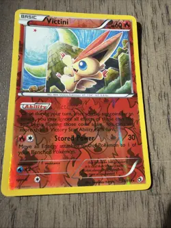 Pokemon TCG 2013 Legendary Treasures Card - Reverse Holo 23/113 Victini LP - Image 4