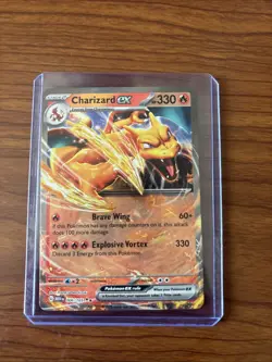 Pokemon Charizard EX 066/165 Double Rare Holo Card SV Scarlet and Violet 151 - Image 1