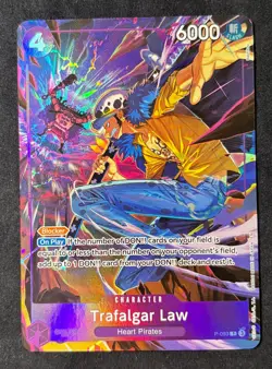 Trafalgar Law Illustration Box Vol.6 P-093 One Piece Promotion Cards Foil Promo - Image 1