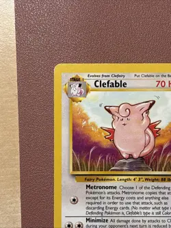Pokemon TCG Clefable Jungle Set Non-Holo Rare Card 17/64 LP Condition - Image 4