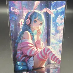 Hatsune Miku Anime Waifu Card Doujin ACG Goddess Holo - Image 1