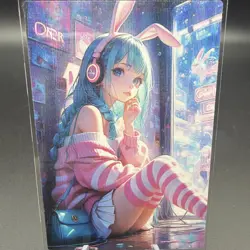 Hatsune Miku Anime Waifu Card Doujin ACG Goddess Holo - Image 2