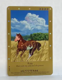 Bella Sara Second Series Rain Foil Card F18/27 RARE FOIL CARD - Image 1