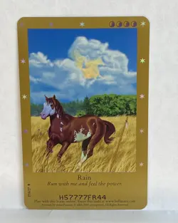 Bella Sara Second Series Rain Foil Card F18/27 RARE FOIL CARD - Image 2