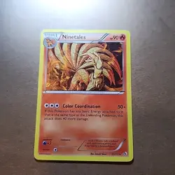 Pokemon Ninetales Legendary Treasures Regular Card 21/113 - Image 1