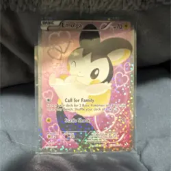 Pokemon Emolga Full Art Holo RC23/RC25 Legendary Treasures Card - Image 1