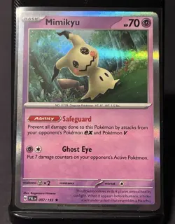 Mimikyu 037/091 Sv: Paldean Fates - Holo Rare - TCG Pokemon Card - Image 1