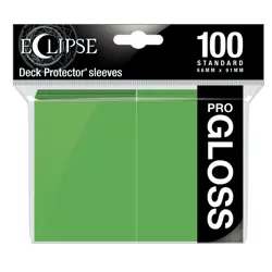 100 GLOSS ECLIPSE LIME GREEN #15606 DECK PROTECTOR CARD SLEEVES MTG ULTRA PRO - Image 1