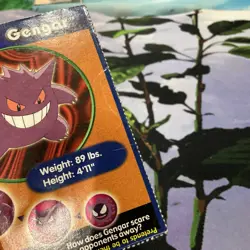 Gengar #94 Burger King PokeTrivia Pokemon Card Perforated - Image 3
