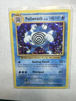 Pokemon TCG Poliwrath Holo Rare Card 25/108 Evolutions LP - Image 5