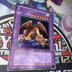 MRD-143 Thousand Dragon Secret Rare Yugioh Card VLP - Image 2