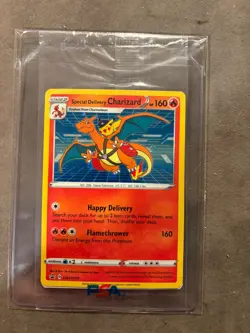 Special Delivery Charizard Pokemon Center Promo Card Sealed SWSH075 - Image 1