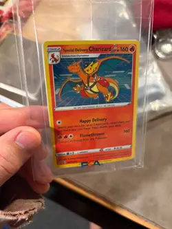 Special Delivery Charizard Pokemon Center Promo Card Sealed SWSH075 - Image 3