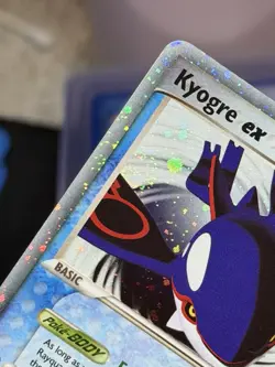 Pokemon Kyogre ex 100HP EX Delta Species 037 Holo Promo Card 2006 MP 🌀Swirl🌀 - Image 3