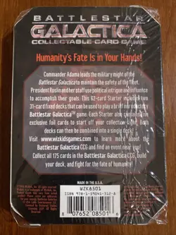 2006 BATTLESTAR GALACTICA🔥CCG 2-player Starter Set + (3) 15-Card Booster Packs - Image 3