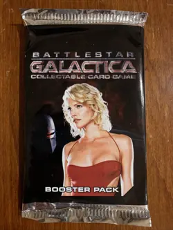 2006 BATTLESTAR GALACTICA🔥CCG 2-player Starter Set + (3) 15-Card Booster Packs - Image 4