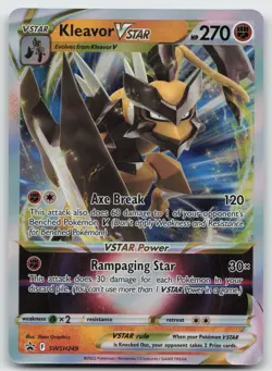 Kleavor VSTAR SWSH: Sword & Shield Promo Cards Fighting Promo SWSH249 NM - Image 1