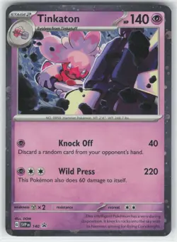Tinkaton - (Cosmo Holo) SV: Scarlet & Violet Promo Cards 140 Promo Psychic Holo - Image 1