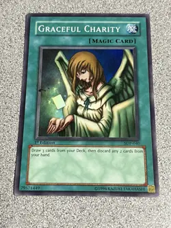 Yu-Gi-Oh! Graceful Charity Super Rare #SDP-040 - Image 1
