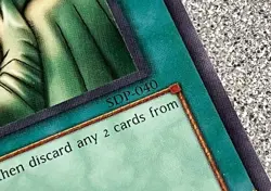Yu-Gi-Oh! Graceful Charity Super Rare #SDP-040 - Image 2