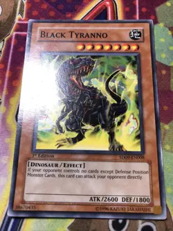 1x (HP) Black Tyranno - SD09-EN008 - Common - 1st Edition YuGiOh - Image 1