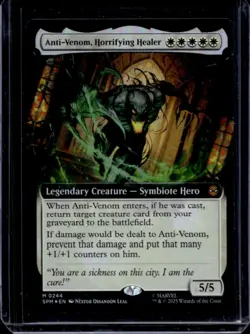 2025 Magic MTG Marvel's Spider-Man Anti-Venom Horrifying Healer Foil #0001 - Image 1